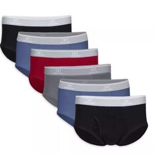 George Men's Briefs 6-Pack Multicolor Breathable Underwear Size 3X